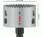 Sierra de corona PRO Multi Material PC Plus, 76 mm