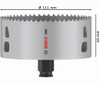 Sierra de corona PRO Multi Material PC Plus, 111 mm