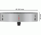 Sierra de corona PRO Multi Material PC Plus, 210 mm