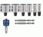 Set de sierras de corona PRO Multi Material PC Plus, 9 uds.