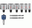 Set de sierras de corona PRO Multi Material PC Plus, 9 uds.