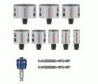 Set de sierras de corona PRO Multi Material PC Plus, 11 uds.