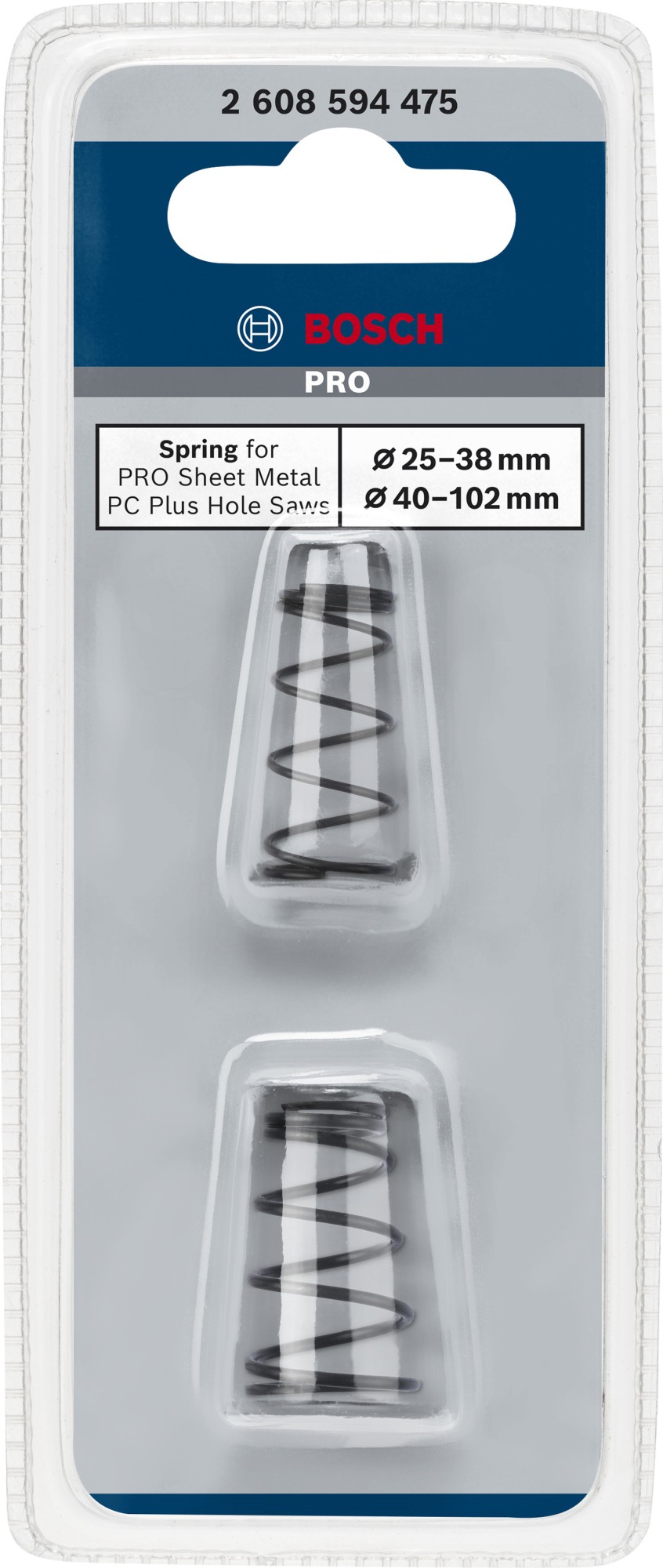 Muelle para sierras de corona PRO Sheet Metal PC Plus, 2 uds.