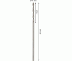 Broca helicoidal PRO Metal HSS-G, longitud estándar, 1 x 12 x 34 mm, 10 unidades