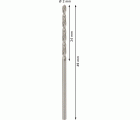 Broca helicoidal PRO Metal HSS-G, longitud estándar, 2 x 24 x 49 mm, 10 unidades