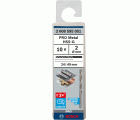 Broca helicoidal PRO Metal HSS-G, longitud estándar, 2 x 24 x 49 mm, 10 unidades