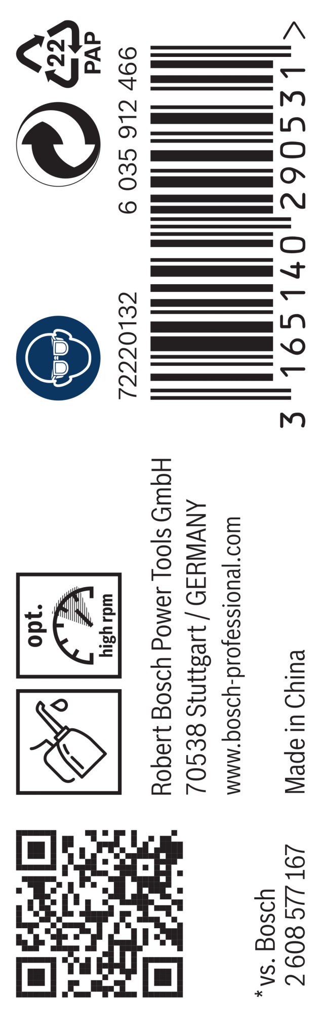 Broca helicoidal PRO Metal HSS-G, longitud estándar, 2,5 x 30 x 57 mm, 10 unidades