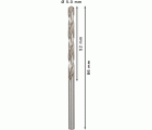 Broca helicoidal PRO Metal HSS-G, longitud estándar, 5 x 52 x 86 mm, 10 unidades