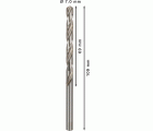 Broca helicoidal PRO Metal HSS-G, longitud estándar, 7 x 69 x 109 mm, 10 unidades