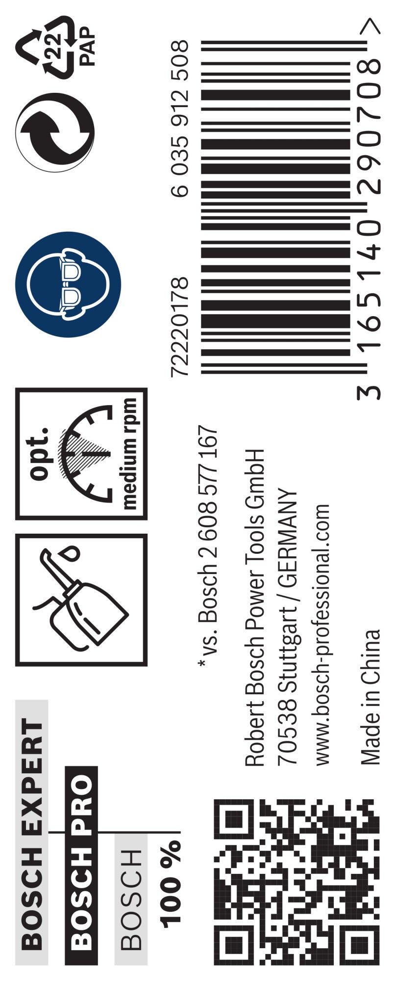 Broca helicoidal PRO Metal HSS-G, longitud estándar, 7 x 69 x 109 mm, 10 unidades