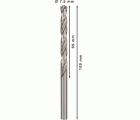 Broca helicoidal PRO Metal HSS-G, longitud estándar, 7,5 x 69 x 109 mm, 10 unidades