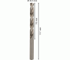 Broca helicoidal PRO Metal HSS-G, longitud estándar, 8 x 75 x 117 mm, 5 unidades