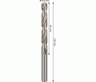 Broca helicoidal PRO Metal HSS-G, longitud estándar, 9,5 x 81 x 125 mm, 5 unidades