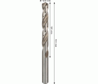 Broca helicoidal PRO Metal HSS-G, longitud estándar, 12,5 x 101 x 151 mm, 5 unidades