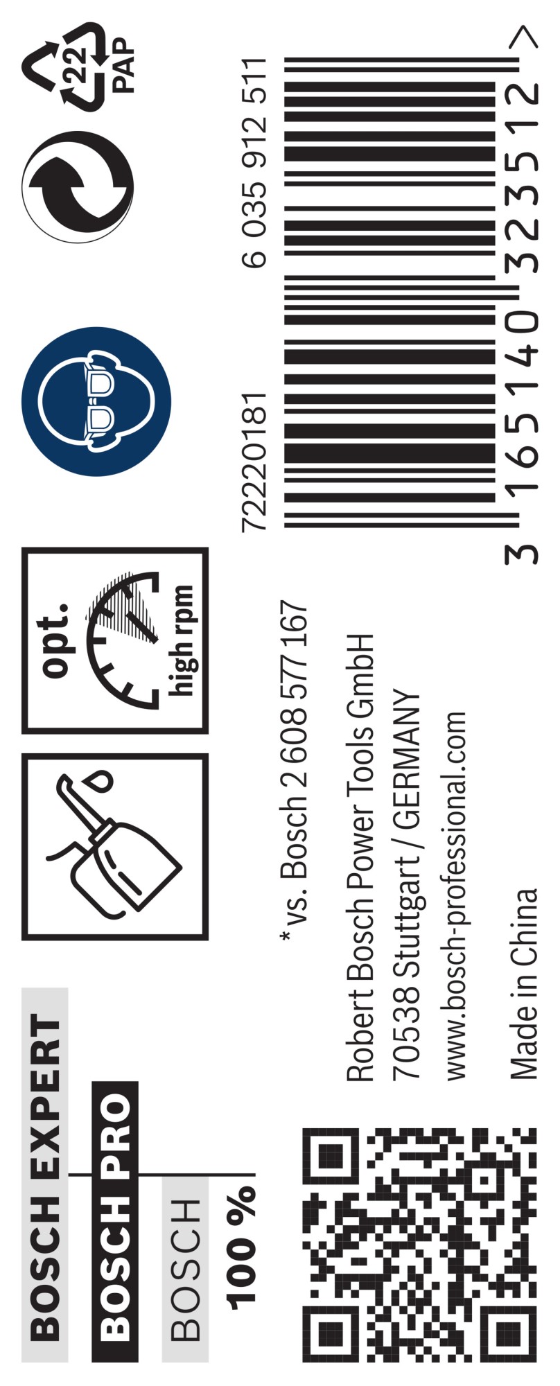 Broca helicoidal PRO Metal HSS-G, longitud estándar, 4,8 x 52 x 86 mm, 10 unidades