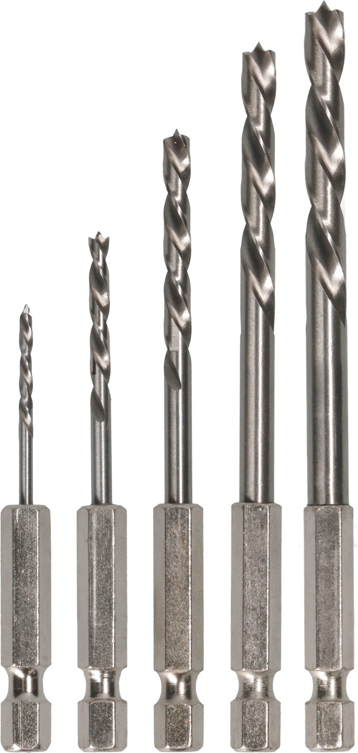 Sets de brocas para madera PRO Wood HSS, 5 uds.