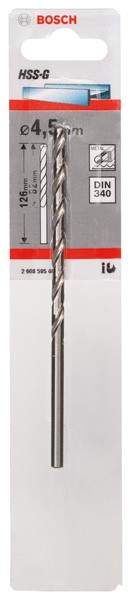 Brocas para metal HSS-G, DIN 340