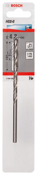 Brocas para metal HSS-G, DIN 340