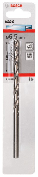 Brocas para metal HSS-G, DIN 340
