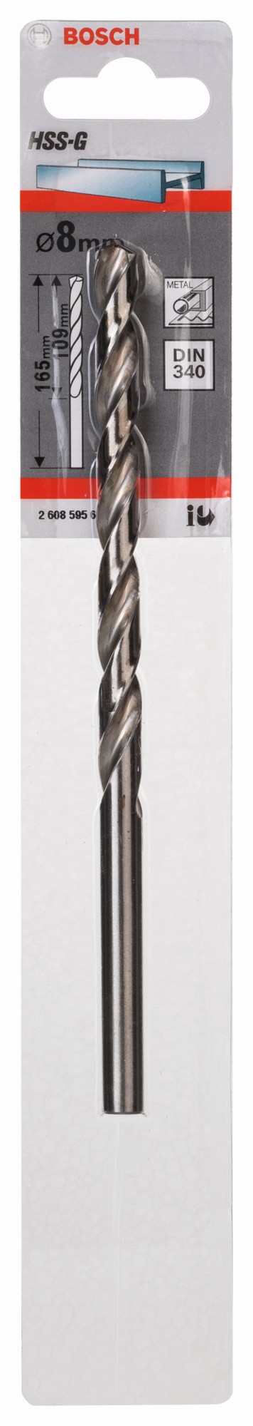 Brocas para metal HSS-G, DIN 340