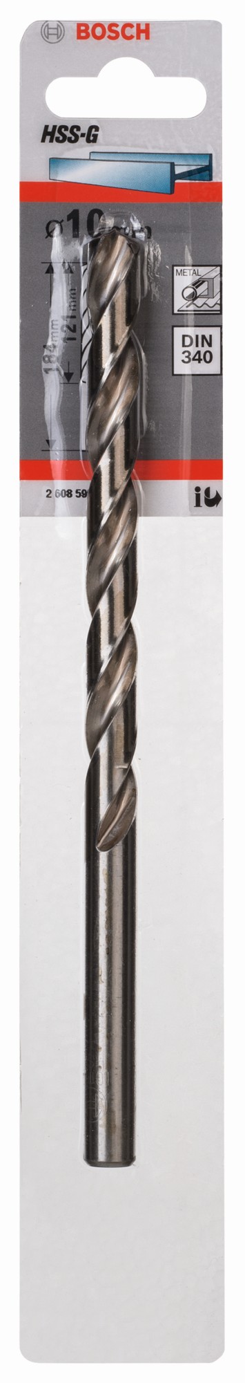 Brocas para metal HSS-G, DIN 340