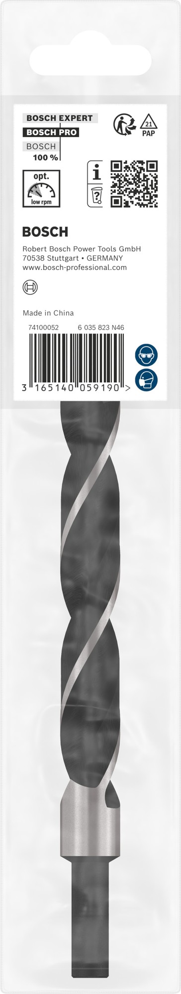 Broca para madera PRO Wood, 16 x 120 x 160 mm