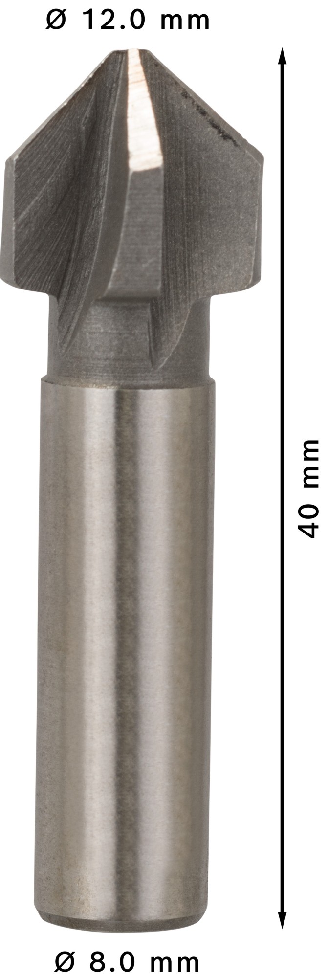 Broca avellanadora PRO Steel HSS, 12 x 40 mm, M6