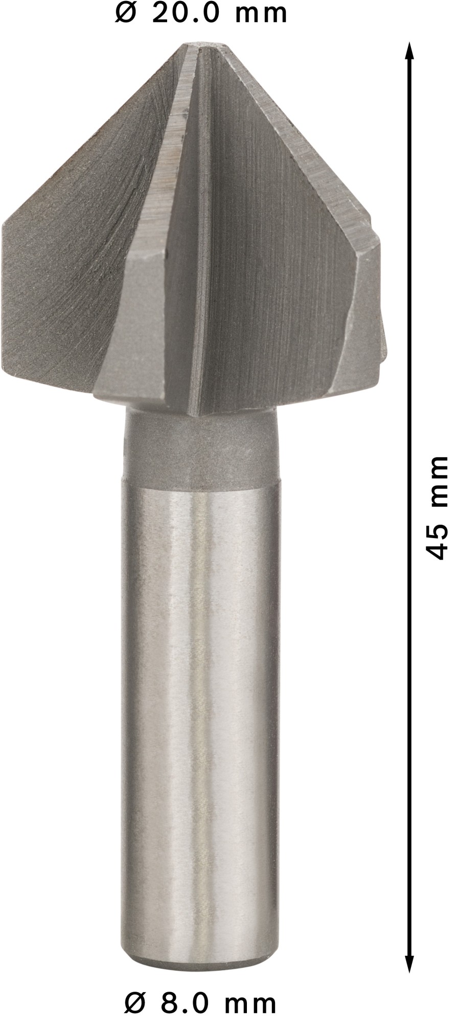 Broca avellanadora PRO Steel HSS, 20 x 45 mm, M10