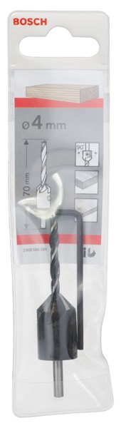 Broca en espiral para madera con avellanador