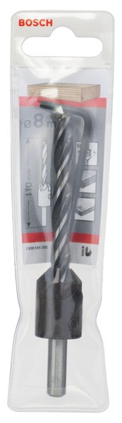 Broca en espiral para madera con avellanador