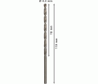 Broca helicoidal PRO Metal HSS-G larga, 4,2 x 78 x 119 mm, 5 unidades