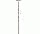 Broca helicoidal PRO Metal HSS-G larga, 4,5 x 82 x 126 mm, 5 unidades