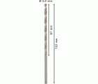 Broca helicoidal PRO Metal HSS-G larga, 5 x 87 x 132 mm, 5 unidades