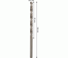 Broca helicoidal PRO Metal HSS-G larga, 6 x 91 x 139 mm, 5 unidades