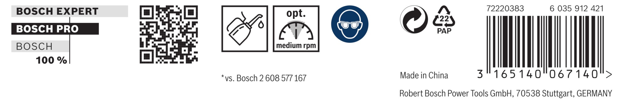 Broca helicoidal PRO Metal HSS-G larga, 6,5 x 97 x 148 mm, 5 unidades