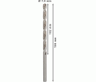 Broca helicoidal PRO Metal HSS-G larga, 7 x 102 x 156 mm, 5 unidades