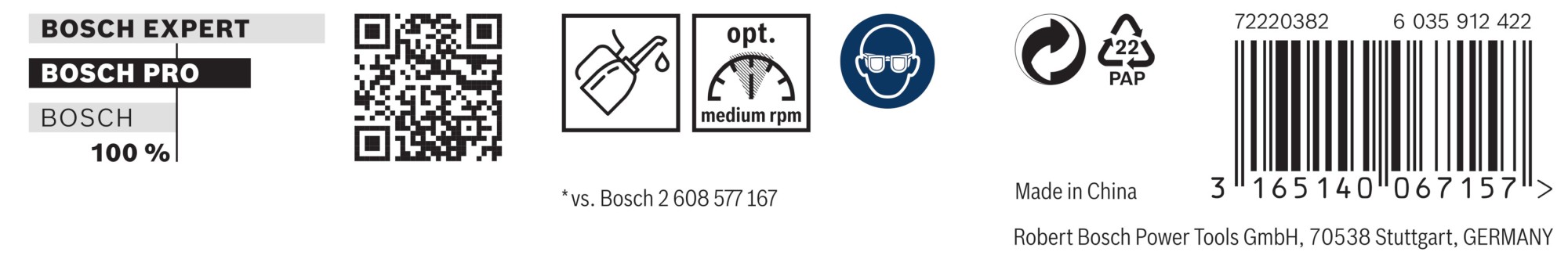 Broca helicoidal PRO Metal HSS-G larga, 7 x 102 x 156 mm, 5 unidades