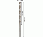 Broca helicoidal PRO Metal HSS-G larga, 8 x 109 x 165 mm, 5 unidades