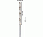 Broca helicoidal PRO Metal HSS-G larga, 12 x 134 x 205 mm, 5 unidades