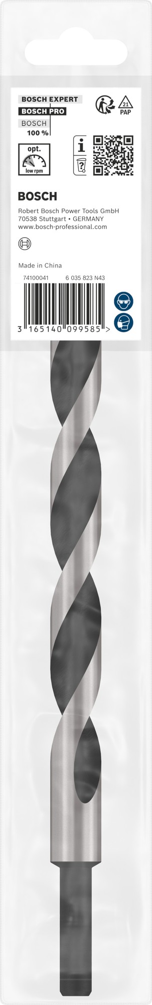 Broca para madera PRO Wood, 16 x 190 x 250 mm