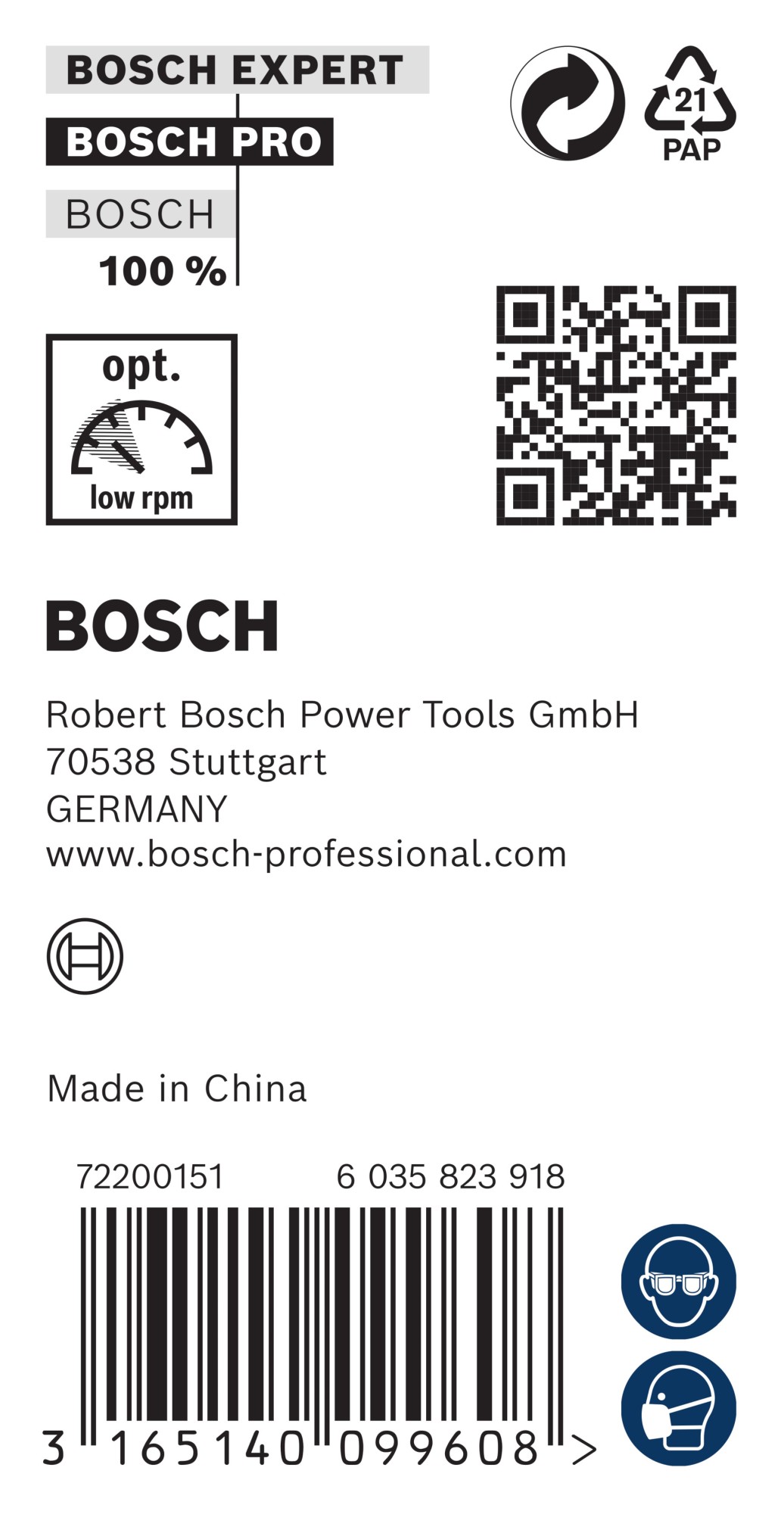 Broca para madera PRO Wood, 20 x 190 x 250 mm