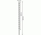 Broca para madera PRO Wood, 8 x 340 x 400 mm