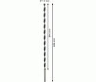 Broca para madera PRO Wood, 10 x 340 x 400 mm