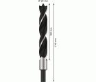 Broca para madera PRO Wood, 22 x 160 x 210 mm