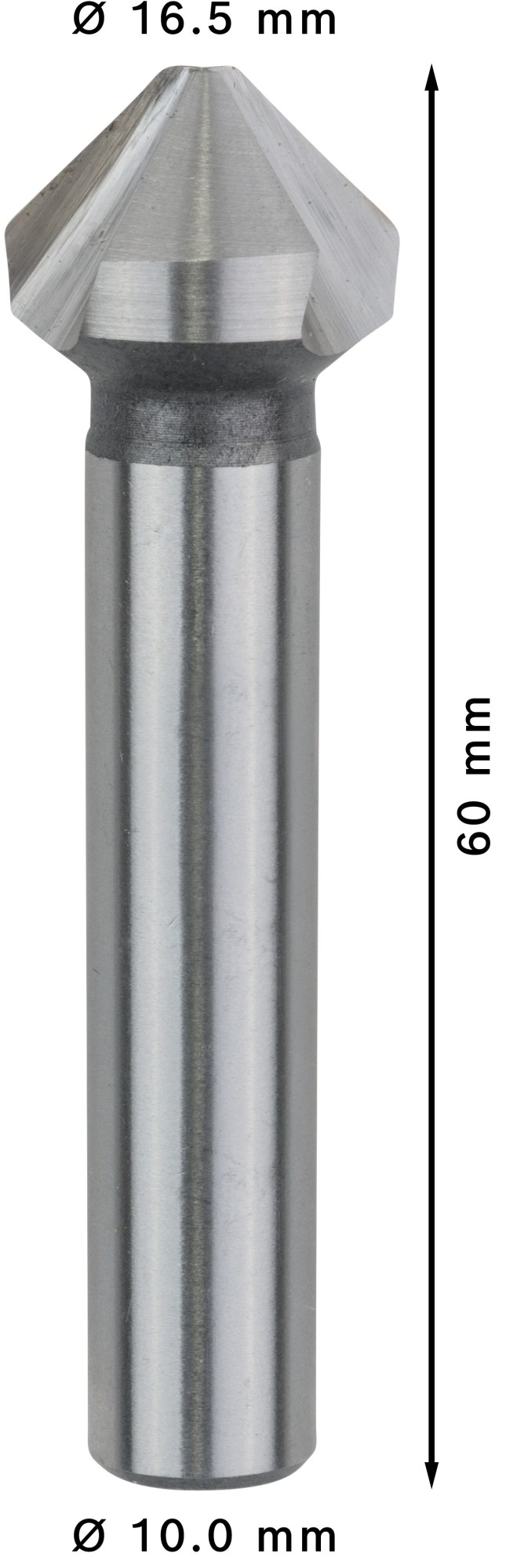 Broca avellanadora PRO Soft Metal HSS, 16,5 x 60 mm, M8