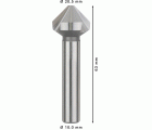 Broca avellanadora PRO Soft Metal HSS, 20,5 x 63 mm, M10