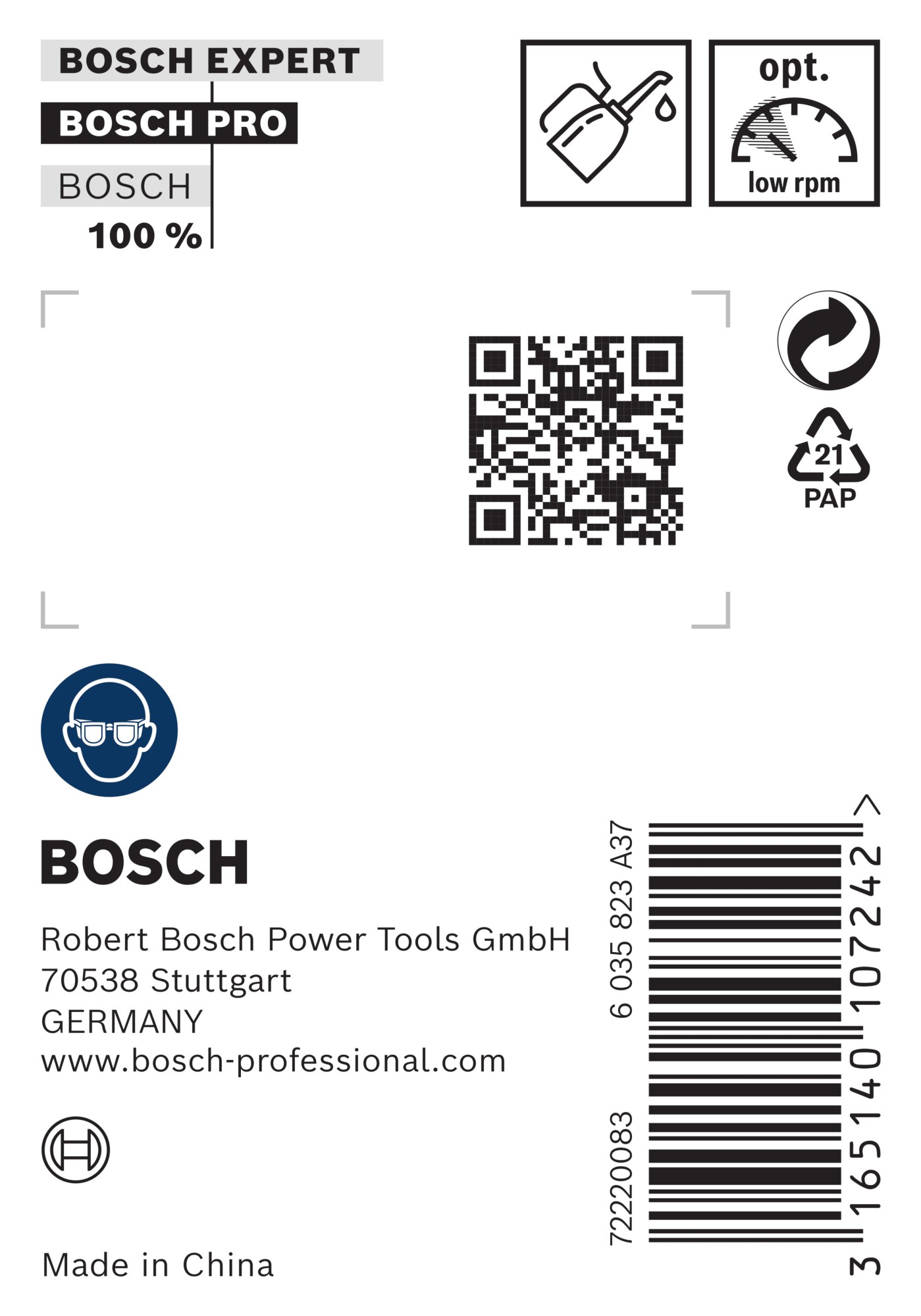 Broca avellanadora PRO Soft Metal HSS, 20,5 x 63 mm, M10