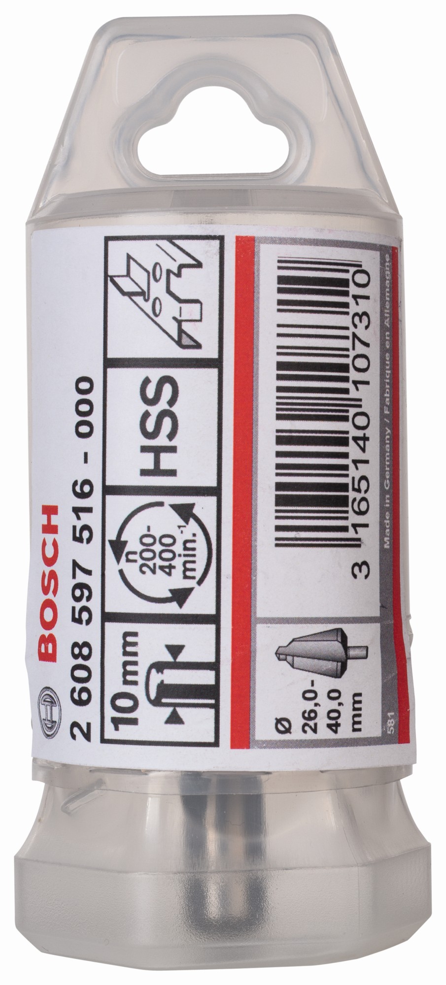 Broca para chapa, cilíndrica