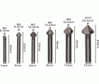 Set de brocas avellanadoras PRO Soft Metal HSS, 6 uds.