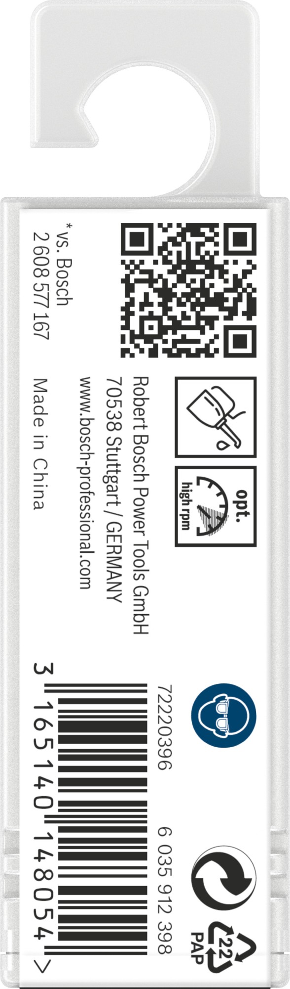 Broca helicoidal de doble punta PRO Metal HSS-G, 3,3 x 11 x 49 mm, 10 uds.